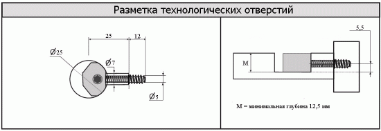 Крепеж для ступеней ZipBolt 12.600